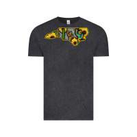 Vintage Black Western North Carolina Map Sunflower Vintage Tee - Bettercallsaul