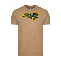 Vintage Coffee Western North Carolina Map Sunflower Vintage Tee - Bettercallsaul