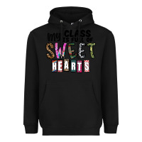 Black my class ısfull of sweet hearts Heavyweight Hoodie - CowhideDigitalArt