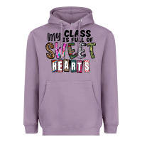 Lavender my class ısfull of sweet hearts Heavyweight Hoodie - CowhideDigitalArt