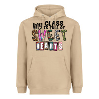 Mushroom my class ısfull of sweet hearts Heavyweight Hoodie - CowhideDigitalArt