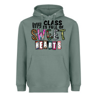 Sage my class ısfull of sweet hearts Heavyweight Hoodie - CowhideDigitalArt