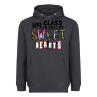 Smoke my class ısfull of sweet hearts Heavyweight Hoodie - CowhideDigitalArt
