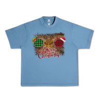 Pebble Blue Merry Christmas Apples Urban Heavy Tee - Bettercallsaul