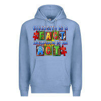 Colony Blue Diversity is a fact inclusion is an act Premium Hoodie - FaDigitalArtStudio