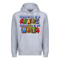 Heather Grey Diversity is a fact inclusion is an act Premium Hoodie - FaDigitalArtStudio