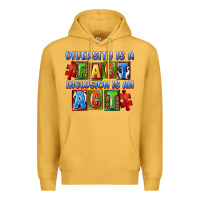 Mustard Diversity is a fact inclusion is an act Premium Hoodie - FaDigitalArtStudio