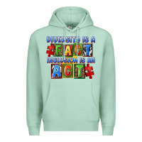 Seafoam Diversity is a fact inclusion is an act Premium Hoodie - FaDigitalArtStudio