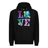 Black easter love egg Premium Hoodie - RanaPortraitStore