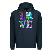 Navy easter love egg Premium Hoodie - RanaPortraitStore