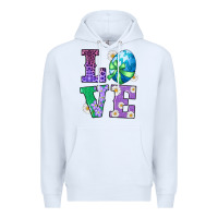 White easter love egg Premium Hoodie - RanaPortraitStore