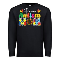 Proud Autism Mom Sunflower Premium Sweatshirt | Teevron