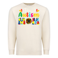 Sandshell Proud Autism Mom sunflower Premium Sweatshirt - CowhideDigitalArt