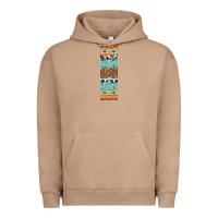 Pigment Burro fall pattern Urban Hoodie - Artiststas