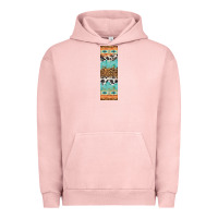 Pigment Salmon fall pattern Urban Hoodie - Artiststas