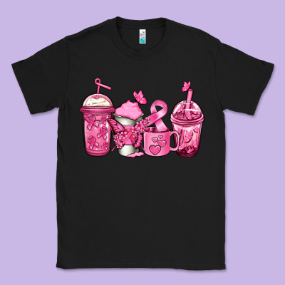 Breast Cancer Coffee Classic Tee Designed By Jasminsmagicworld
