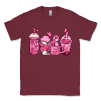 Burgundy breast cancer coffee Classic Tee - Jasminsmagicworld