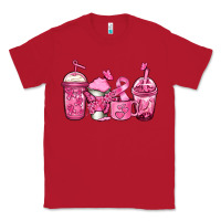 Red breast cancer coffee Classic Tee - Jasminsmagicworld
