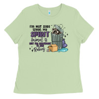 Spirit Animal Raccoon Ladies Tee | Teevron