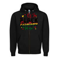 Black It's the black excellence for me Zipper Hoodie - FaDigitalArtStudio