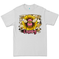 Dove Grey bee happy Premium Tee - JahusDesignShop