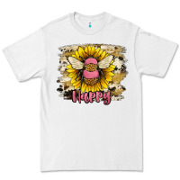 White bee happy Premium Tee - JahusDesignShop