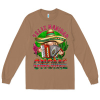 Toasted Coconut Feliz Navidad gnome Long Sleeve Tee - NancyCooperArtShop