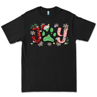 Black joy with dog paw Premium Tee - MaliasSmallBusiness