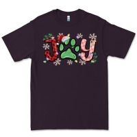 Plum joy with dog paw Premium Tee - MaliasSmallBusiness