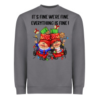 Storm its fine were fine everything is fine Heavyweight Sweatshirt - CowGirlArtShop