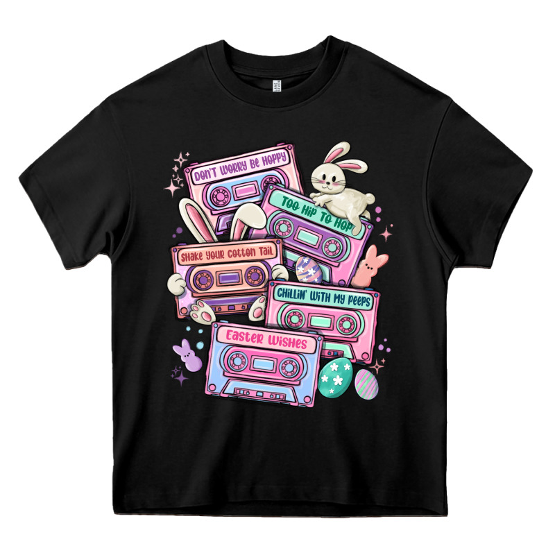 Easter Cassette Tapes Heavy Core Tee by MaliasSmallBusiness | Teevron