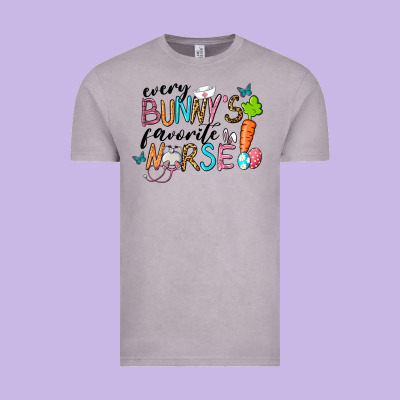Every Bunnys Favorite Nurse Vintage Tee Designed By Ranaportraitstore