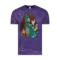Cloud Purple Western Cowhide Cactus Vintage Tee - Bettercallsaul
