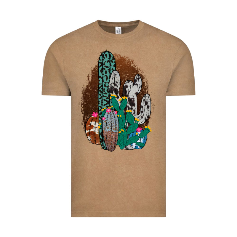 Western Cowhide Cactus Vintage Tee by Bettercallsaul | Teevron