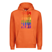 Carrot lgbtq pride american flag Premium Hoodie - FaDigitalArtStudio