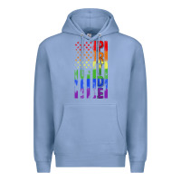 Colony Blue lgbtq pride american flag Premium Hoodie - FaDigitalArtStudio