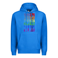True Royal lgbtq pride american flag Premium Hoodie - FaDigitalArtStudio