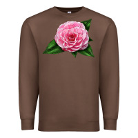 Chestnut Camellia Flower Premium Sweatshirt - LillyAllenDesigns