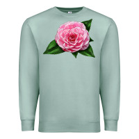 Seafoam Camellia Flower Premium Sweatshirt - LillyAllenDesigns