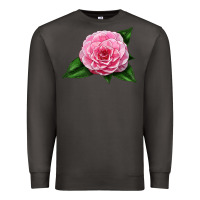 Smoke Camellia Flower Premium Sweatshirt - LillyAllenDesigns