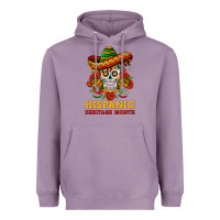 Lavender sombrero skull heritage Heavyweight Hoodie - BundleAndBundleShop