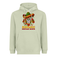 Matcha sombrero skull heritage Heavyweight Hoodie - BundleAndBundleShop