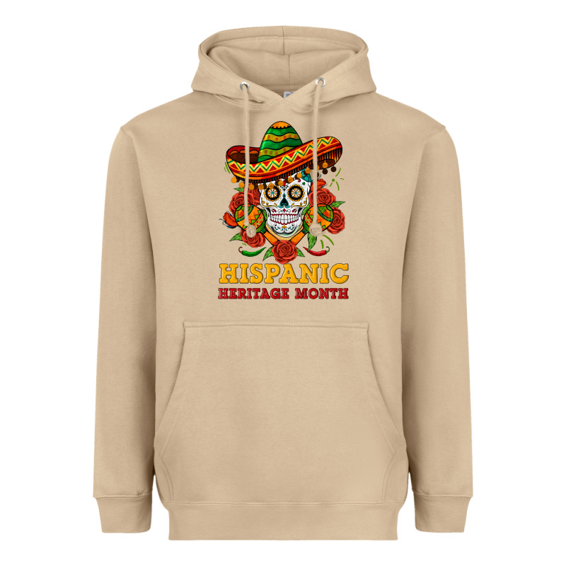 Sombrero Skull Heritage Heavyweight Hoodie by BundleAndBundleShop | Teevron