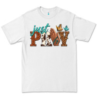 White just pray Premium Tee - NancyCooperArtShop