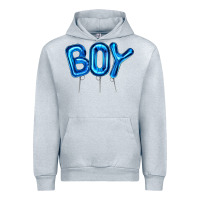 Heather Grey Balloon Boy Urban Hoodie - Artiststas