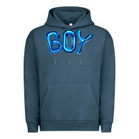 Pigment Midnight Navy Balloon Boy Urban Hoodie - Artiststas