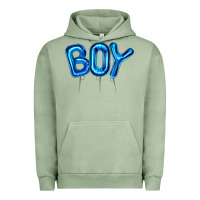Pigment Oil Green Balloon Boy Urban Hoodie - Artiststas