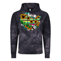 Cloud Black America Map Sunflower Cactus Serape Vintage Hoodie - RanaPortraitStore