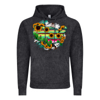 Vintage Black America Map Sunflower Cactus Serape Vintage Hoodie - RanaPortraitStore