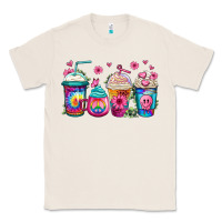 Natural tie dye hippie coffee cups Classic Tee - Jasminsmagicworld